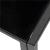 Set mobilier de gradina 4 piese cu masa din sticla securizata, negru