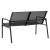 Set mobilier de gradina 4 locuri cu canapea, 2 scaune si masa din sticla