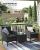 SONGMICS Set mobilier gradina cu 2 locuri, 2 scaune si masa cu sticla, ratan PE, negru si gri