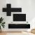 Set comodă TV Pe perete 3 pcs Lemn prelucrat GartenMobel Dekor