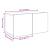Set comodă TV Pe perete 3 pcs Lemn prelucrat GartenMobel Dekor