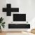 Set comodă TV Pe perete 3 pcs Lemn prelucrat GartenMobel Dekor