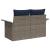 Canapea de grădină cu pernă 141 x 62 x 69 cm poliratan GartenMobel Dekor