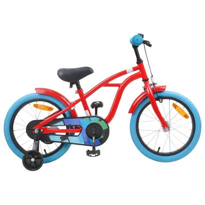 Bicicletă pentru Copii 16 Inci pentru 4-6 ani Roșu GartenMobel Dekor
