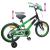 Bicicletă pentru Copii 16 Inci pentru 4-6 ani Verde Negru GartenMobel Dekor