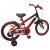 Bicicletă pentru Copii 16 Inci pentru 4-6 ani Roșu Negru GartenMobel Dekor