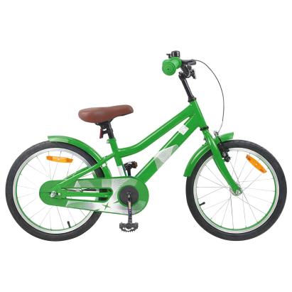 Bicicletă pentru Copii 18 Inci pentru 5-7 ani Verde GartenMobel Dekor