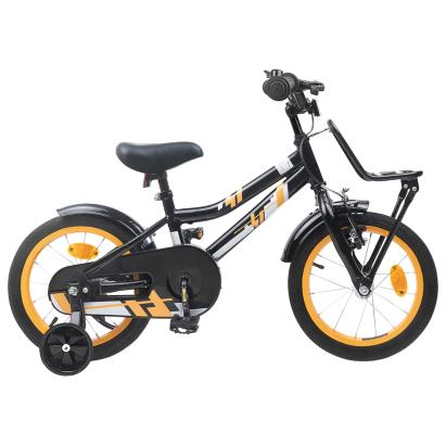 Bicicletă pentru Copii 12 Inci pentru 2-4 ani Portocaliu Negru GartenMobel Dekor