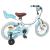 Bicicletă pentru Copii 12 Inci pentru 2-4 ani Alb GartenMobel Dekor