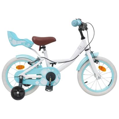 Bicicletă pentru Copii 12 Inci pentru 2-4 ani Alb GartenMobel Dekor