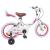 Bicicletă pentru Copii 12 Inci pentru 2-4 ani Alb GartenMobel Dekor