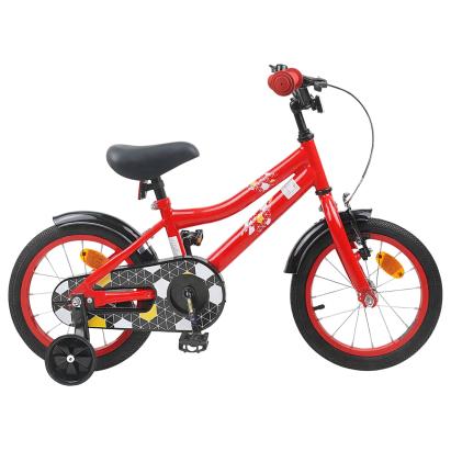 Bicicletă pentru Copii 14 Inci pentru 3-5 ani Roșu GartenMobel Dekor