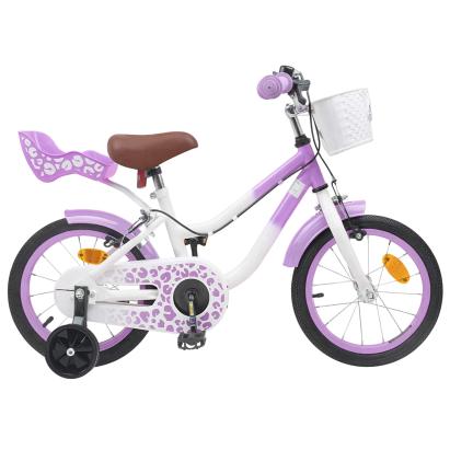 Bicicletă pentru Copii 12 Inci pentru 2-4 ani Violet GartenMobel Dekor