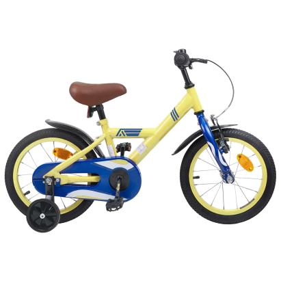 Bicicletă pentru Copii 12 Inci pentru 2-4 ani Galben GartenMobel Dekor