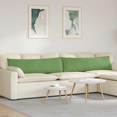 Perne pentru canapea 2 pcs Lysegrønn 145 x 40 cm GartenMobel Dekor