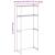 Raft pentru mașină de spălat Alb 70 x 27 x 136 cm Aluminiu GartenMobel Dekor