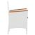 Set mobilier de grădină, 9 piese, alb, poliratan GartenMobel Dekor