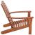 Scaun Adirondack, lemn masiv de acacia GartenMobel Dekor