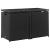 Set mobilier de exterior cu perne, 3 piese, negru, poliratan GartenMobel Dekor