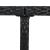 Set mobilier de exterior cu perne, 5 piese, negru, poliratan GartenMobel Dekor