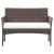 Set mobilier de grădină cu perne, 4 piese, maro, poliratan GartenMobel Dekor