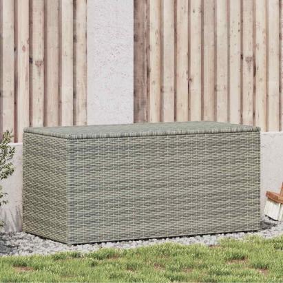 Ladă de depozitare de grădină, gri, 100x50x50 cm, poliratan GartenMobel Dekor