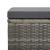 Set mobilier de exterior cu perne, 13 piese, gri, poliratan GartenMobel Dekor