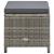 Set mobilier de exterior cu perne, 13 piese, gri, poliratan GartenMobel Dekor