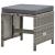 Set mobilier de exterior cu perne, 13 piese, gri, poliratan GartenMobel Dekor