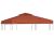Acoperiș de pavilion, 2 niveluri, cărămiziu, 3x3 m, 310 g/m² GartenMobel Dekor