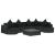 Set mobilier de grădină cu perne, 8 piese, negru, poliratan  GartenMobel Dekor