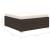 Set mobilier de grădină cu perne, 4 piese, maro, poliratan GartenMobel Dekor
