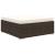 Set mobilier de grădină cu perne, 4 piese, maro, poliratan GartenMobel Dekor