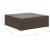 Set mobilier de grădină cu perne, 4 piese, maro, poliratan GartenMobel Dekor