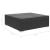 Set mobilier de grădină cu perne, 9 piese, negru, poliratan GartenMobel Dekor