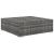 Taburet modular, 1 buc., gri, poliratan, cu pernă GartenMobel Dekor