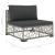 Set mobilier de grădină cu perne, 6 piese, gri, poliratan GartenMobel Dekor
