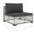 Set mobilier de grădină cu perne, 8 piese, gri, poliratan GartenMobel Dekor