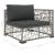 Set mobilier de grădină cu perne, 8 piese, gri, poliratan GartenMobel Dekor