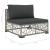 Set mobilier de grădină cu perne, 10 piese, gri, poliratan GartenMobel Dekor