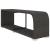 Set mobilier de grădină cu perne, 11 piese, negru, poliratan GartenMobel Dekor