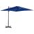 Umbrelă în consolă, stâlp din aluminiu albastru azur 250x250 cm GartenMobel Dekor