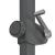 Umbrelă în consolă, stâlp din aluminiu, albastru azur, 300 cm GartenMobel Dekor