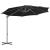 Umbrelă consolă de grădină, stâlp din oțel, negru, 300 cm GartenMobel Dekor