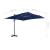Umbrelă în consolă cu stâlp din aluminiu, albastru azur, 3x3 m GartenMobel Dekor