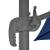 Umbrelă în consolă cu stâlp din aluminiu, albastru azur, 4x3 m GartenMobel Dekor