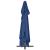Umbrelă în consolă cu stâlp din aluminiu, albastru azur, 4x3 m GartenMobel Dekor