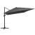Umbrelă în consolă cu LED stâlp din aluminiu antracit 400x300cm GartenMobel Dekor
