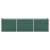 Strat înălțat de grădină verde 240 x 40 x 45 cm oțel galvanizat GartenMobel Dekor