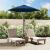 Umbrelă de soare, albastru, 200 x 224 cm, aluminiu GartenMobel Dekor